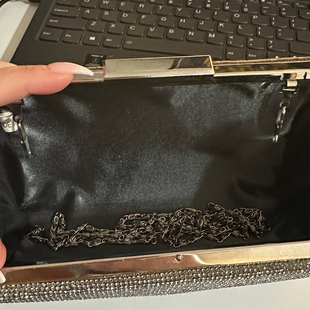 Sparkling Silver Clutch - Picture 6 of 10